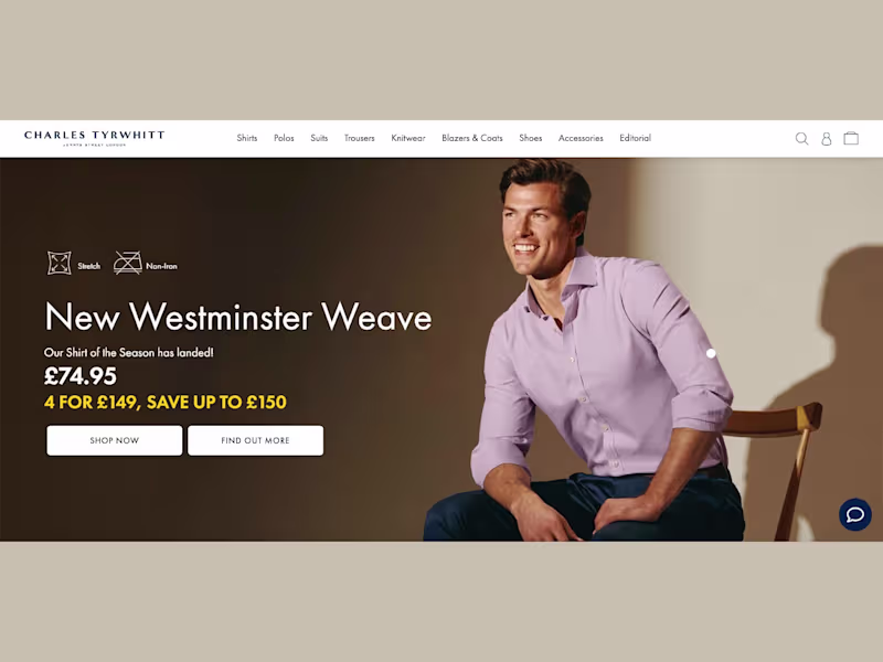 Cover image for Online Marketing Manager, Charles Tyrwhitt