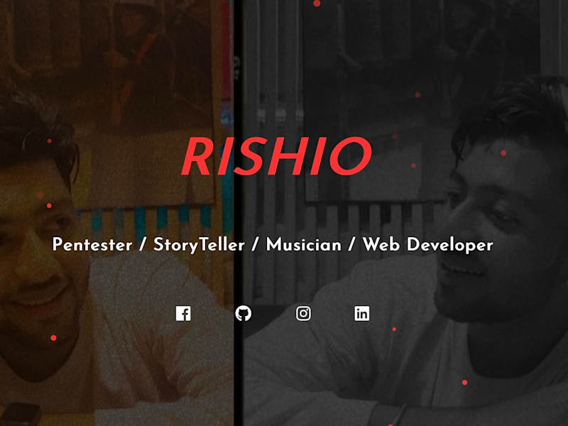 Cover image for Homepage Design of portfolio website