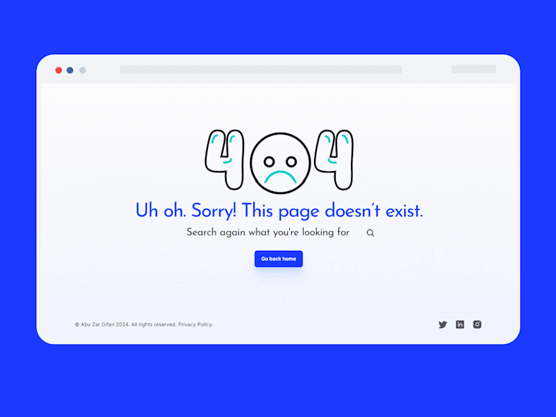 Cover image for Framer 404 Error Page Design