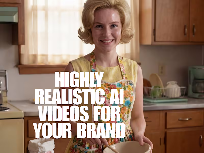 Cover image for I will create highly realistic AI videos or photos for you.