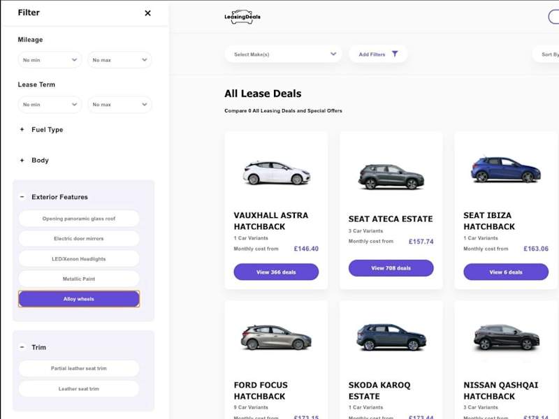 Cover image for Mobile-first, customer-oriented car leasing platform
