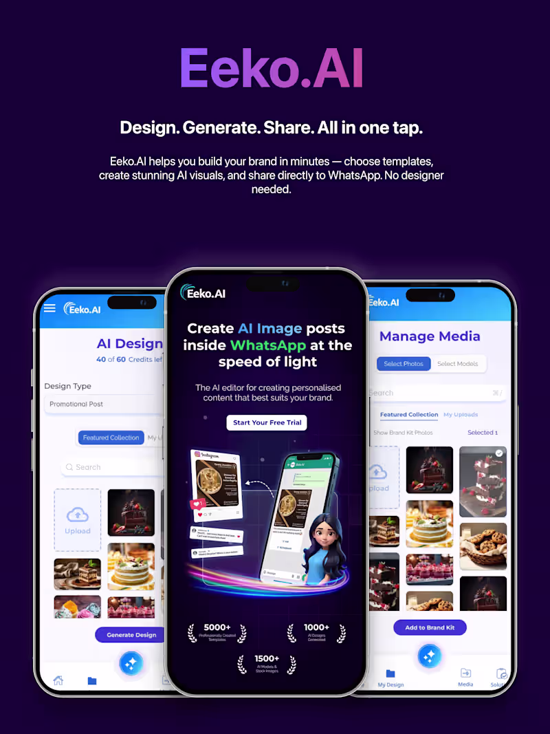 Cover image for Development of eeko.ai Platform for MSMEs