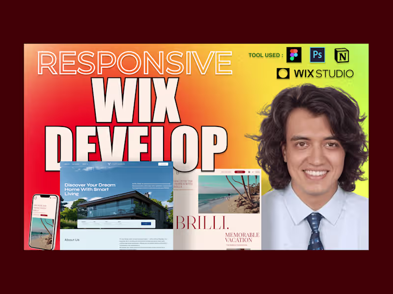 Cover image for Design, redesign or develop a website in Wix