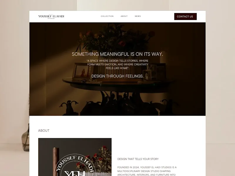 Cover image for YEH Studio — Framer Website Development