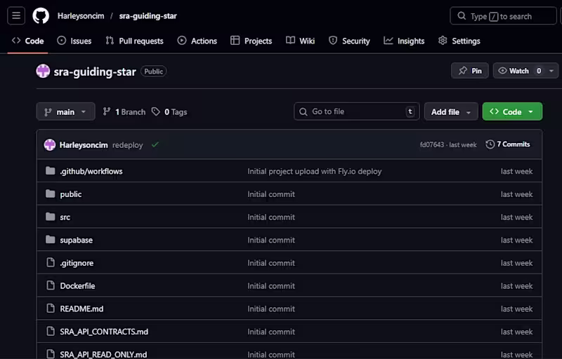 Cover image for https://github.com/Harleysoncim/sra-guiding-star 