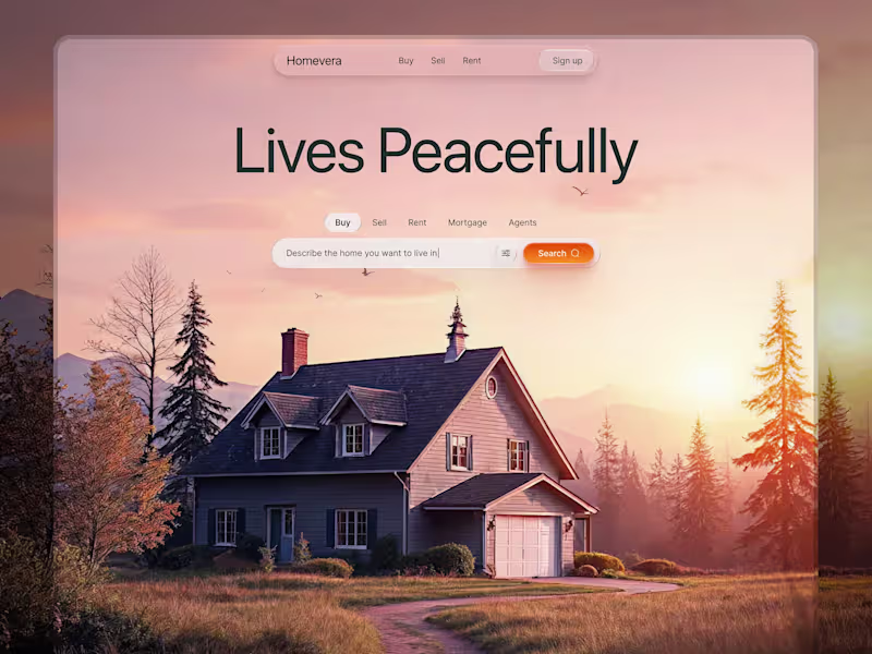 Cover image for Homevera - Real Estate Landing