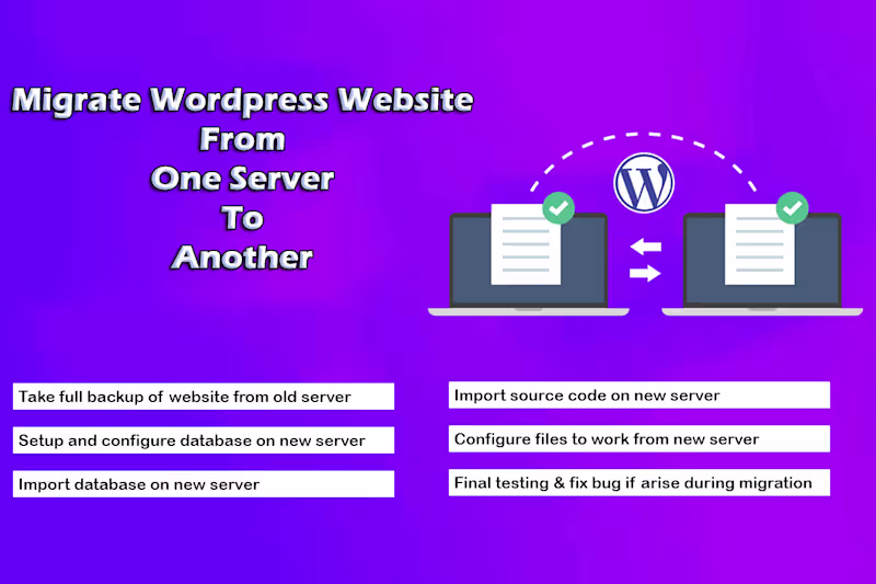 Cover image for Migrate Wordpress website from one server to another
