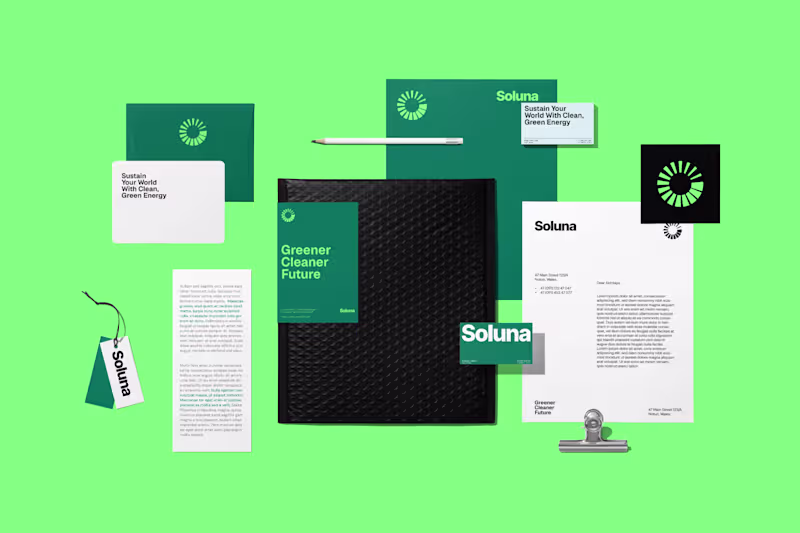 Cover image for Brand Identity Development for Soluna