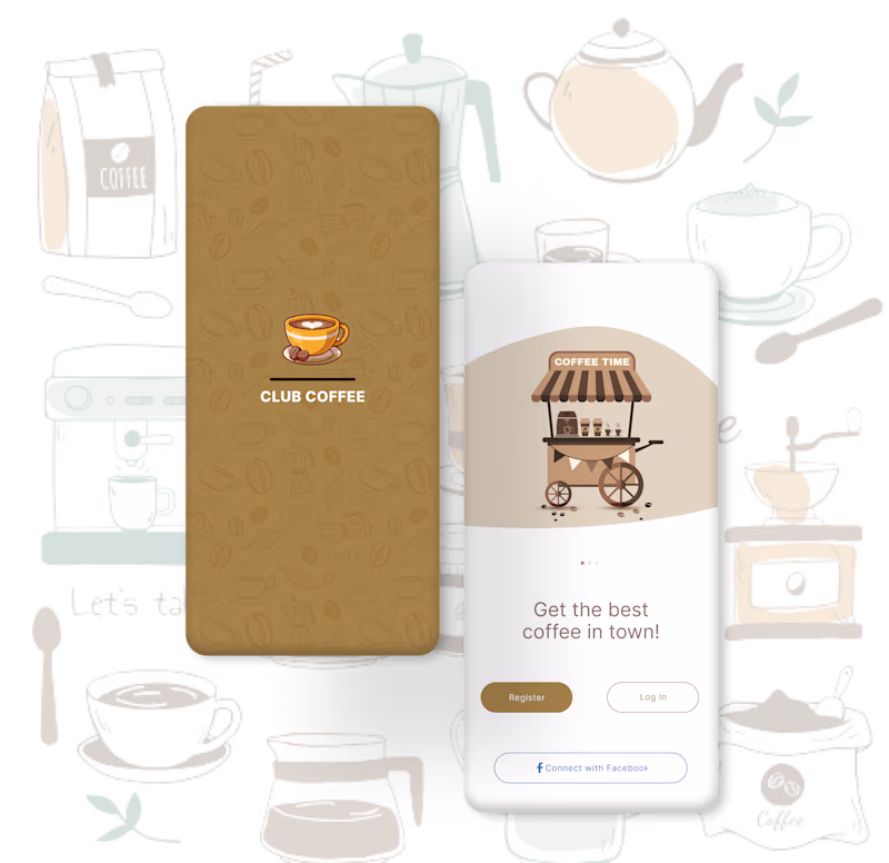 Cover image for COFFEE APP UI DESIGN