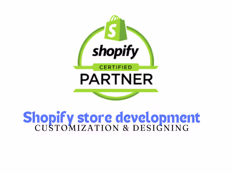 Cover image for Shopify theme customization, designing & custom development
