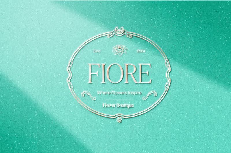 Cover image for FIORE - Brand Identity Design  - Luxury Flower Boutique  
