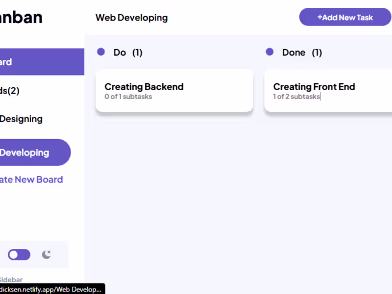 Cover image for Kanban Task Management