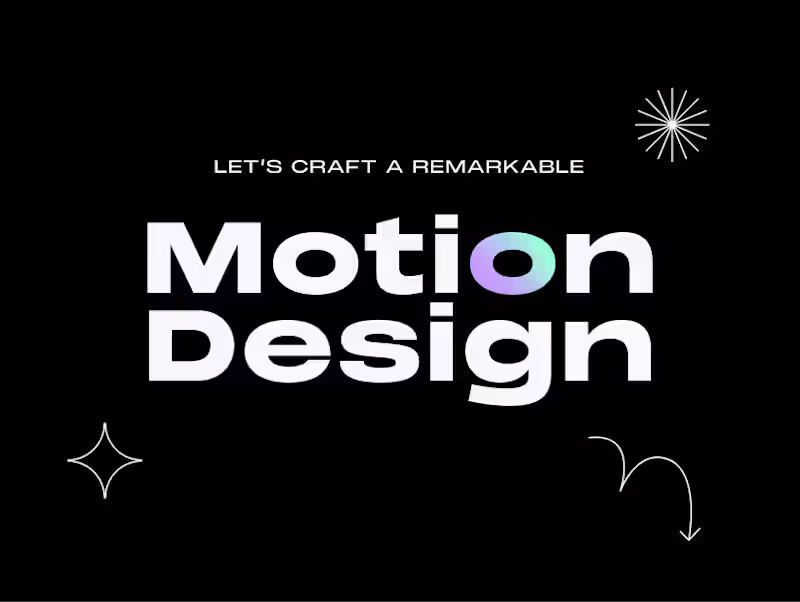 Cover image for 🚀 Motion Design Video Creation 