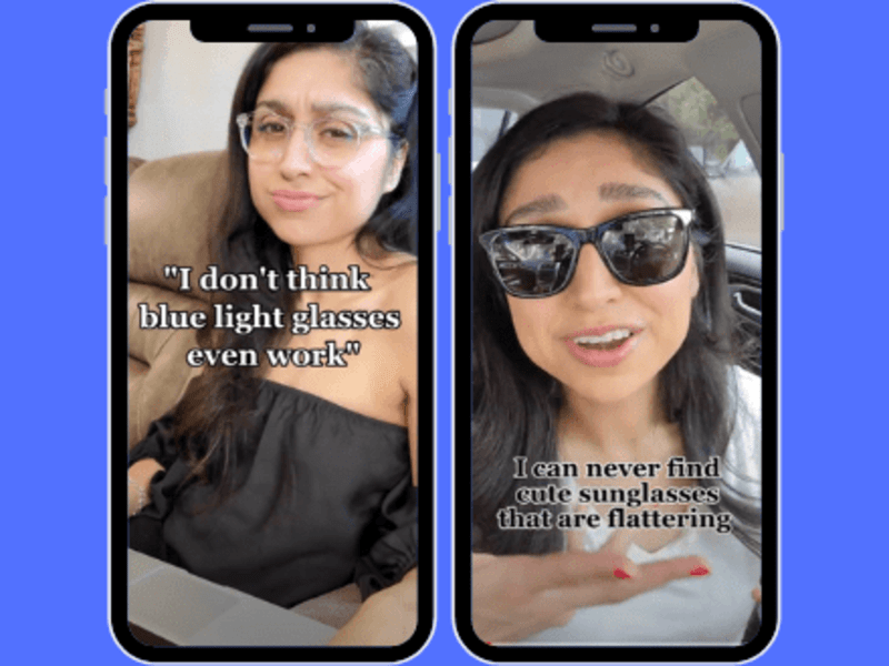 Cover image for LUXURY BLUE LIGHT GLASSES + SUNGLASSES ADS