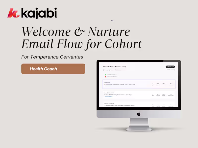 Cover image for Kajabi Email Automation Setup for Coaching Programs