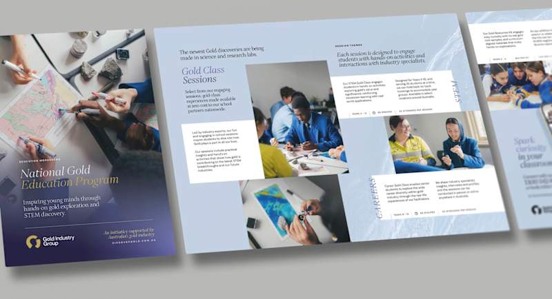 Cover image for Brand revitalization for national Gold Industry Group