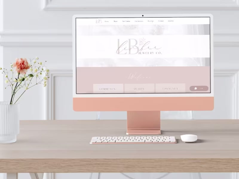 Cover image for Brand Identity, Website, SMM - LIV BEE Jewelry Co. 