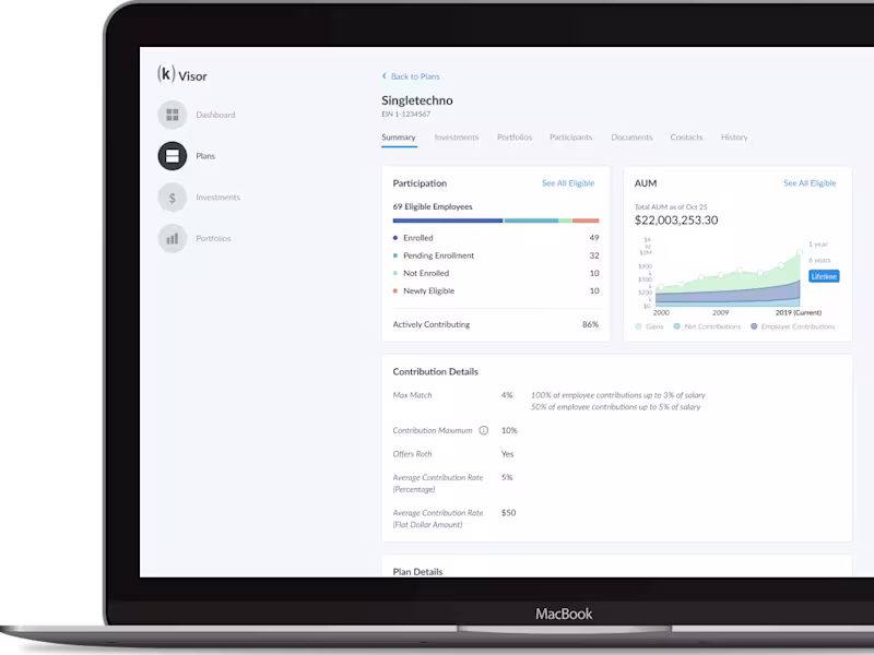 Cover image for [Project] Creating a platform for managing large funds: (k)Visor