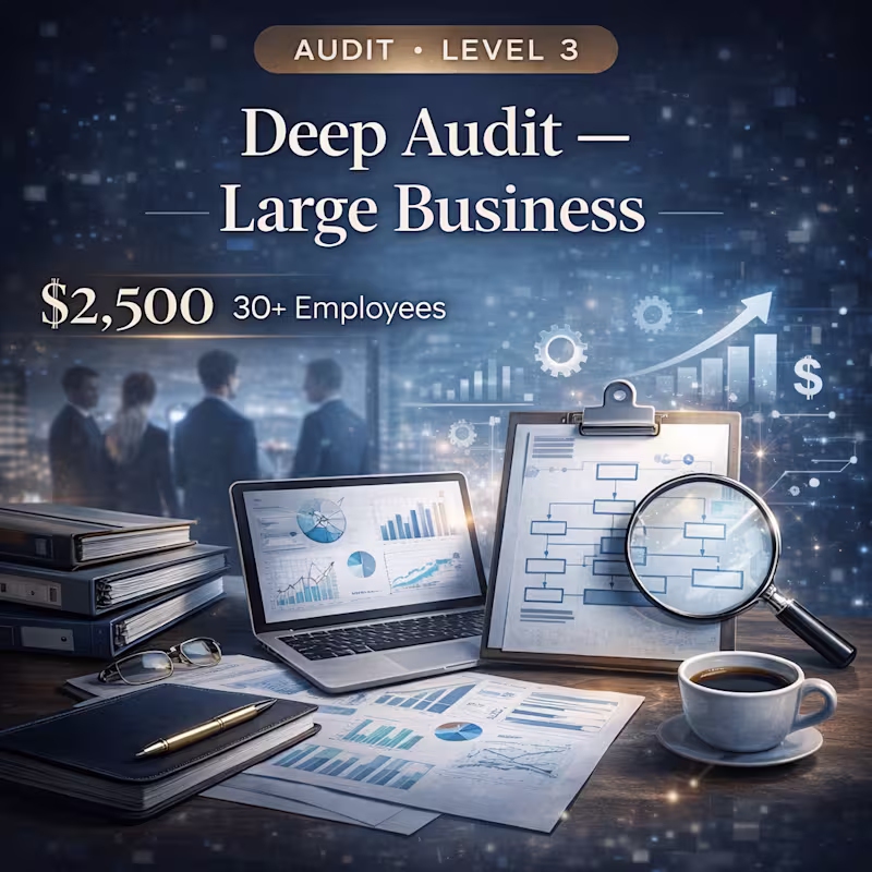 Cover image for Deep Audit — Large Business