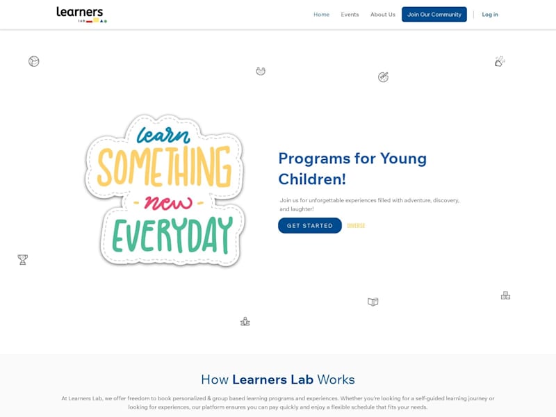 Cover image for The Learners Lab | Programs for Young Children!