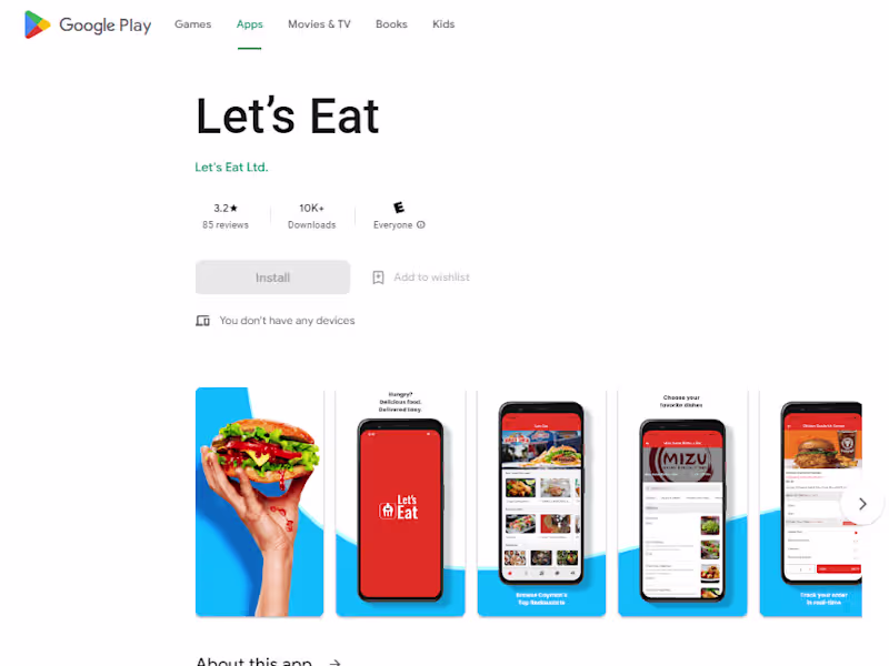 Cover image for Let’s Eat - Apps on Google Play