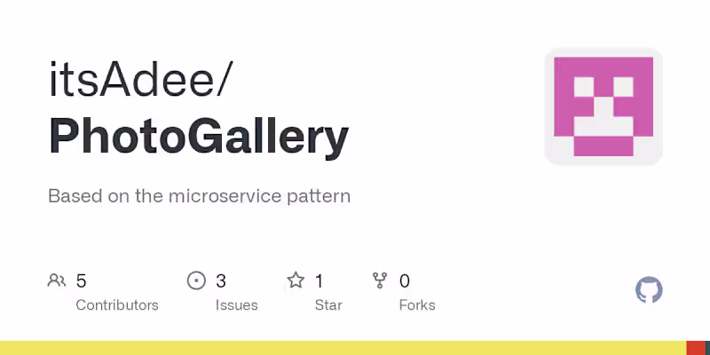 Cover image for itsAdee/PhotoGallery