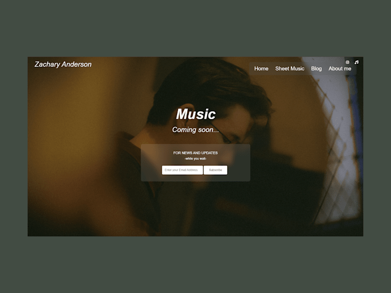 Cover image for Zachary Anderson Website Development