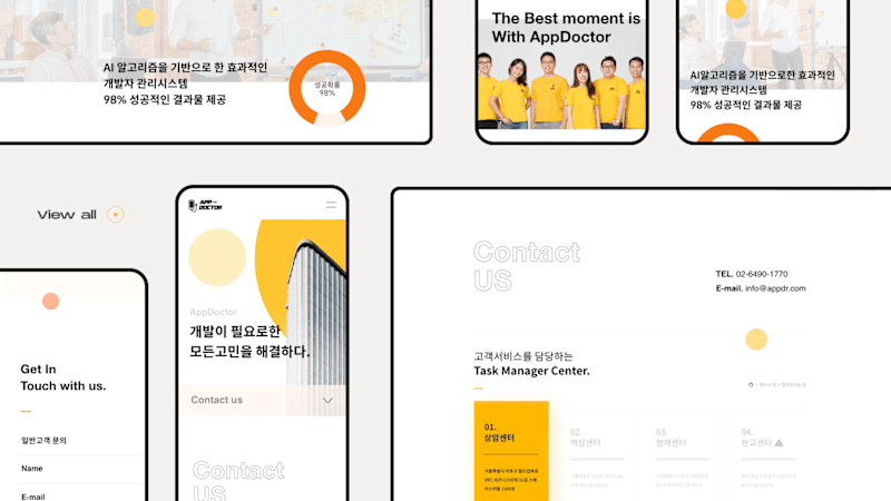 Cover image for Landing Page - Developer Matching Platform
