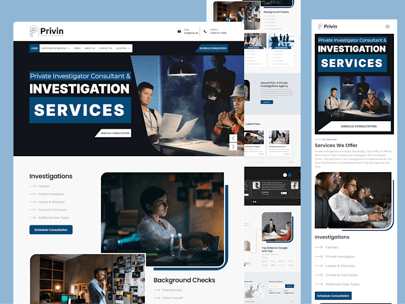 Cover image for Private Investigations Consultant - Privin Network