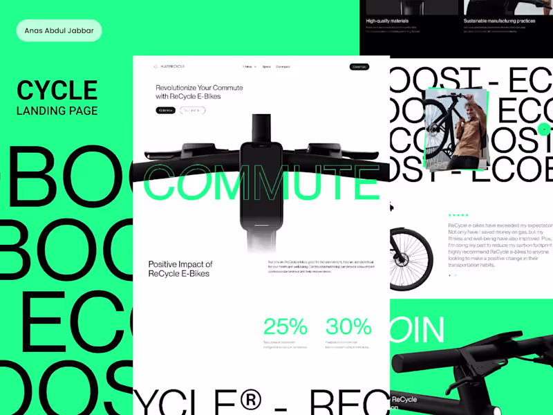 Cover image for Cycle Company landing Pag