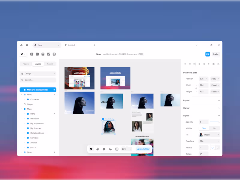 Cover image for Exploring design pages today. Trying to cook a hero for my a...