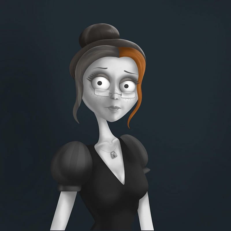 Cover image for Self Portaits Drawn in the Style Of Various Cartoons :: Behance