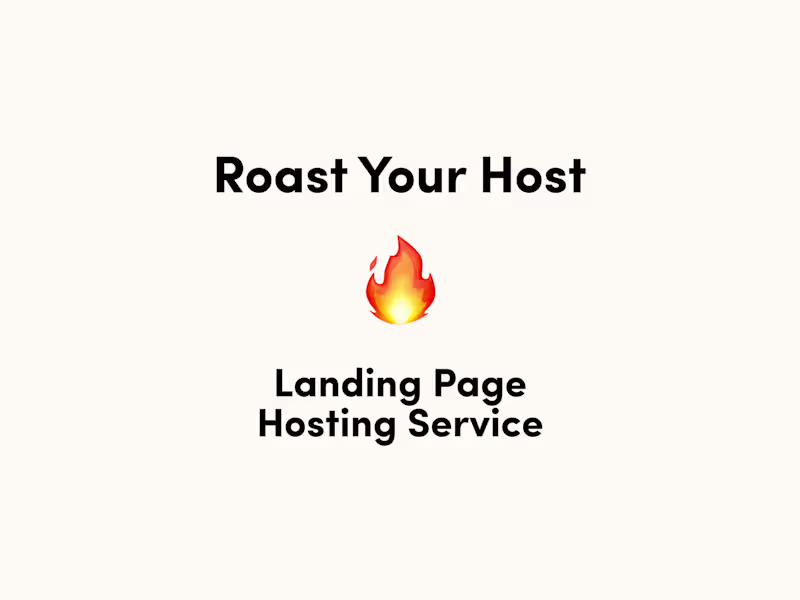 Cover image for Landing Page Quick Roast