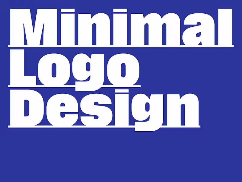 Cover image for Minimalist Logo Design