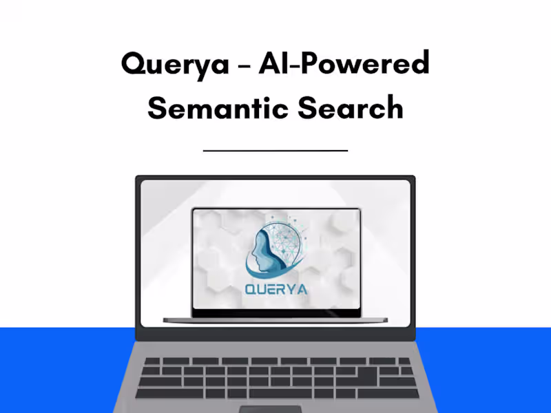 Cover image for Querya – AI-Powered Semantic Search