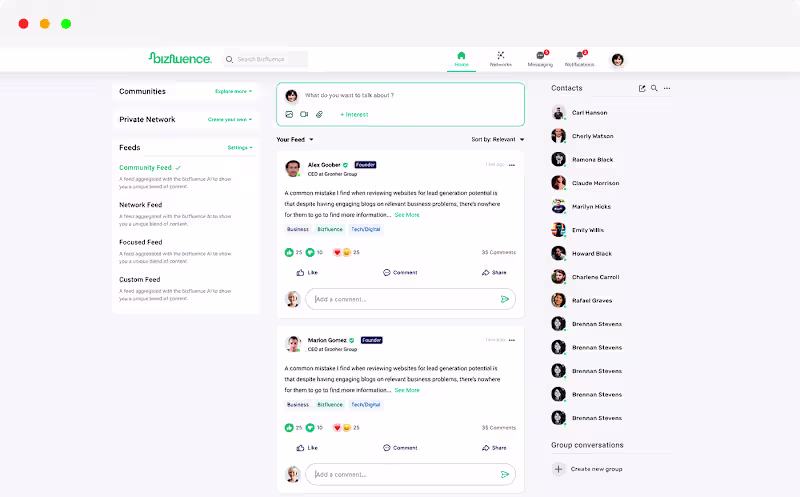 Cover image for Bizfluence - Backend for Social Network