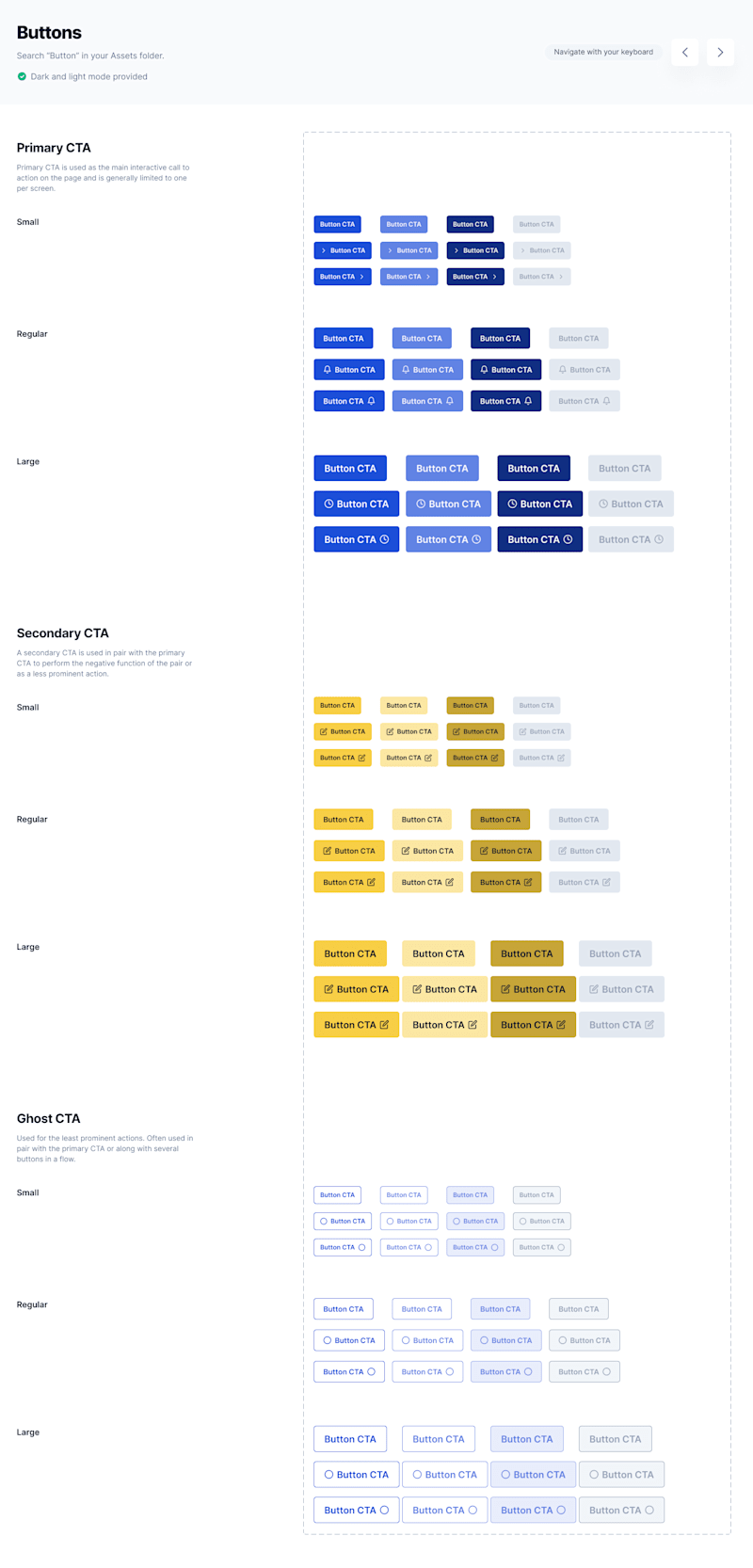 Cover image for Buttons - Design System