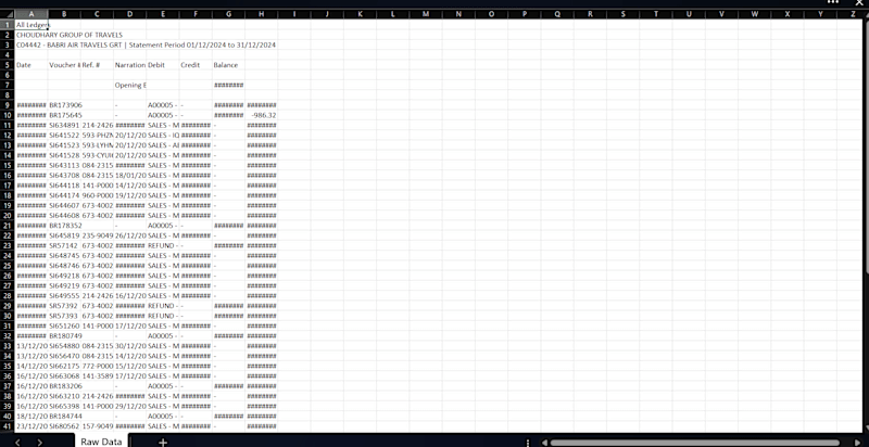 Cover image for Interactive Excel Dashboard for Babri Air Travel Agency