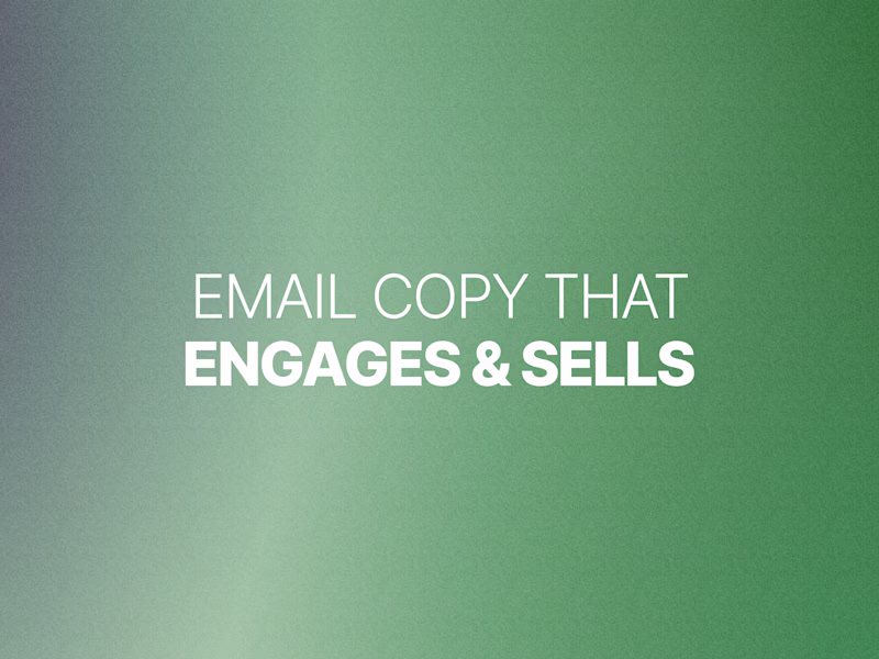 Cover image for Email Copy that Engages & Sells