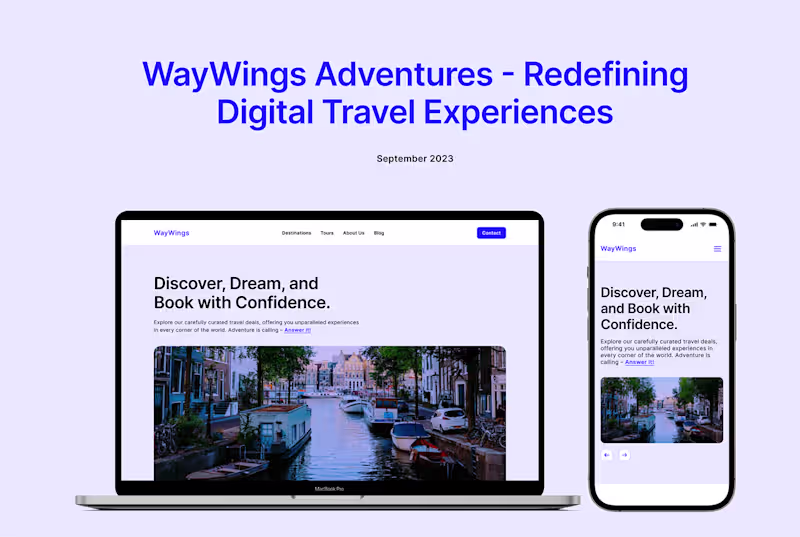 Cover image for WayWings Adventures - Redefining Traveling Experiences