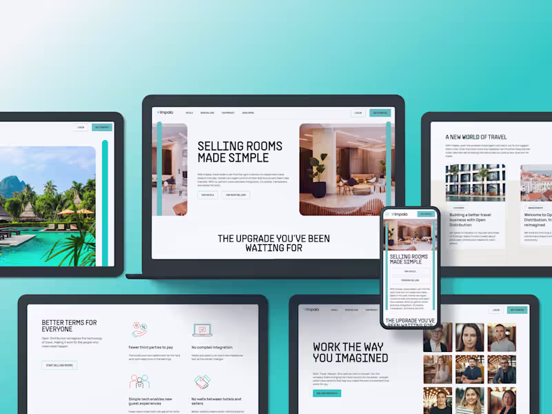 Cover image for Impala Website Redesign