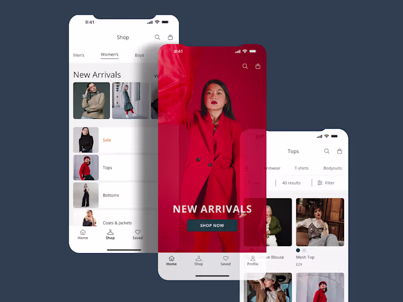 Cover image for Fashion Ecommerce App Design