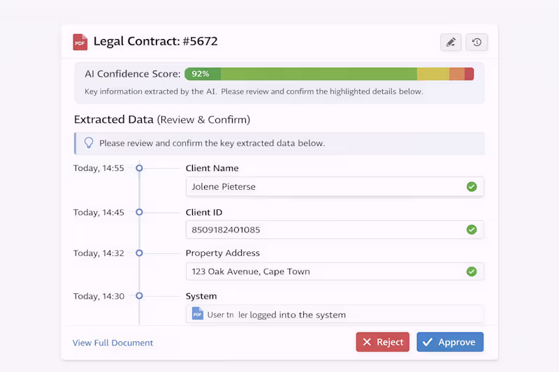 Cover image for High-Fidelity AI Extraction & Validation