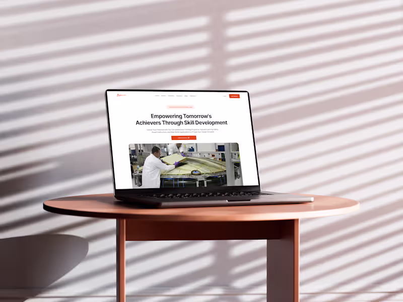 Cover image for Redesigned Akbor Skills Development Limited Landing page