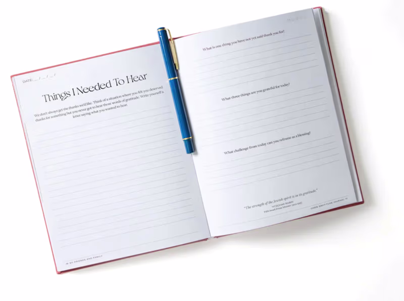 Cover image for Oneg Home Gratitude Journal