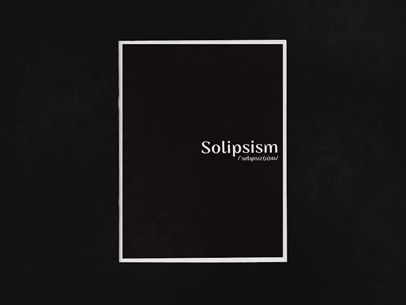 Cover image for Solipsism 