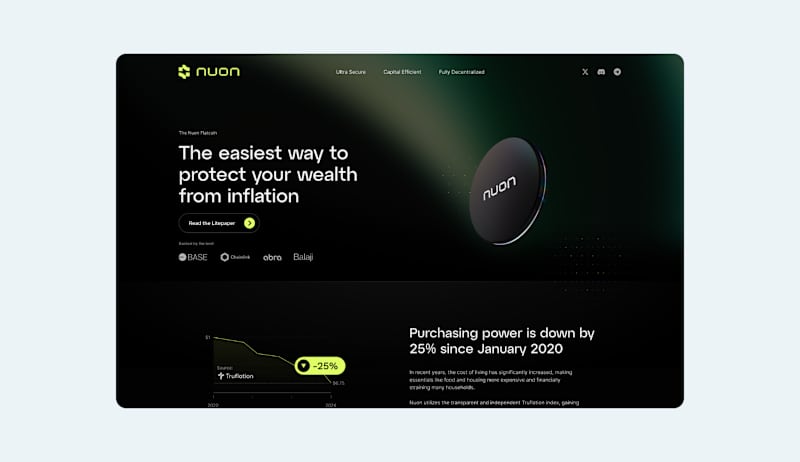 Cover image for DeFi Stablecoin Website