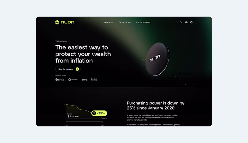 Cover image for DeFi Stablecoin Website