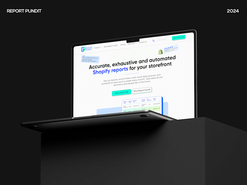 Cover image for Report Pundit - Business Analytics Web Solution