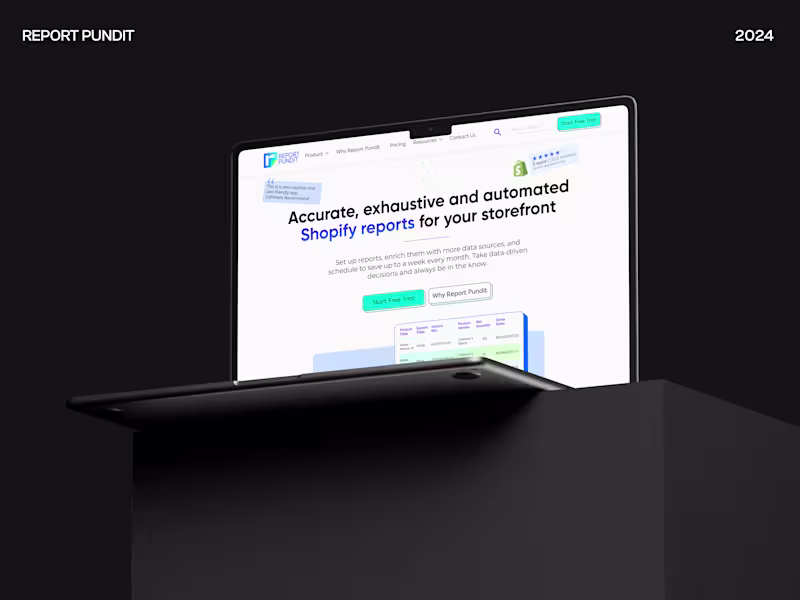 Cover image for Report Pundit - Business Analytics Web Solution